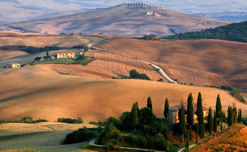 Come arrivare in Val d’Orcia